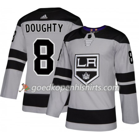 Los Angeles Kings Drew Doughty 8 Adidas 2018-2019 Alternate Authentic Shirt - Mannen